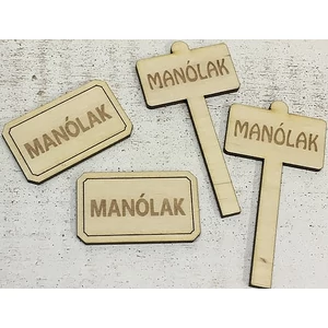 Fa figura manólak kellékek szett 4db/cs