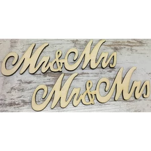 Fa figura Mr és Mrs Mr