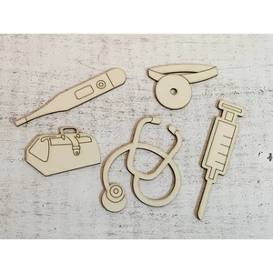 Fa figura orvosi szett orvosi szett 9cmx3mm 5db/cs