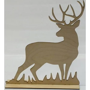 Fa figura szarvas talppal 25x28.5cm
