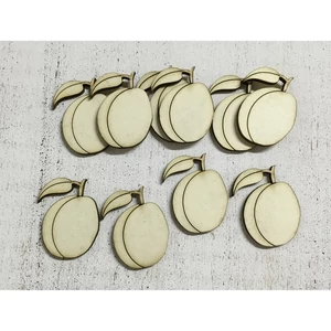 Fa figura szilva szilva 4cmx3.5cmx3mm 10db/cs