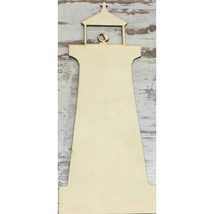 Fa figura világítótorony 24x9.5cm