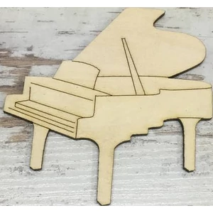 Fa figura zongora 10x9.5cm 