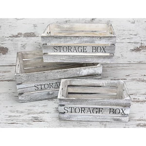 Fa rekesz storage box S-es 16x30cm, mag:11,5cm láda fa rekesz [5998997706560]