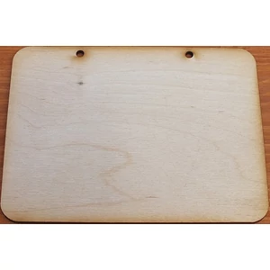 Fatábla felirat, Fa figura akasztható tábla 14x10, 4cm feliratozhat 5db/cs