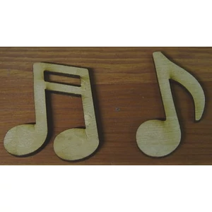 Fatábla felirat, Fa figura hangjegyek vegyesen 5cm 20db/cs