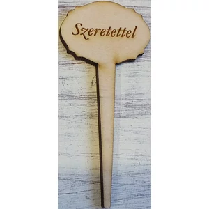 Fatábla felirat Szeretettel beszúrós 5db/cs