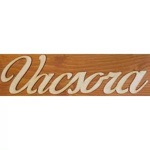 Fatábla felirat Vacsora írott 10x37cm