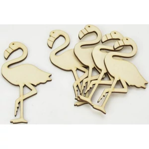 Fatábla figura Flamingó 60x110x3mm 5db/csomag