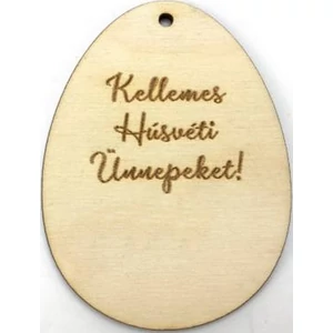Fatábla figura Kellemes Húsvéti Ünnepeket! 60x80x3mm 1db/csomag