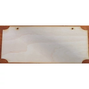 Fatábla natúr 30x13cm feliratozható 