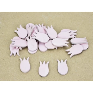 Fa tulipán tulipán hosszú 3cmx3mm rózsaszín 30db/cs
