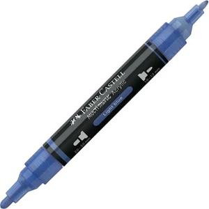Faber-Castell akril filctoll Kétvégű MULTIMARK 140 világoskék 185940