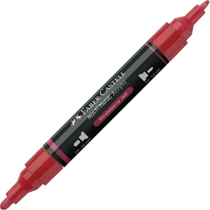 Faber-Castell akril filctoll Kétvégű MULTIMARK 219 eper piros 185918