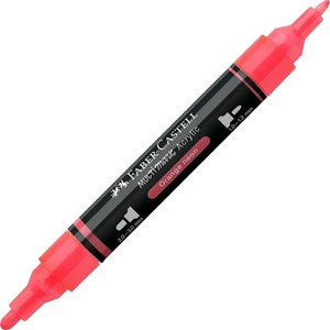 Faber-Castell akril filctoll Kétvégű MULTIMARK 255 neon narancs 185955