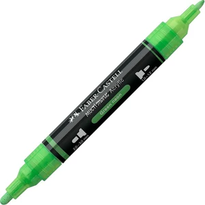 Faber-Castell akril filctoll Kétvégű MULTIMARK 257 neon zöld 185957
