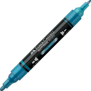 Faber-Castell akril filctoll Kétvégű MULTIMARK 292 metál kék 185993
