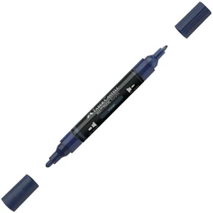 Faber-Castell akril filctoll Kétvégű MULTIMARK 450 indigókék 185947