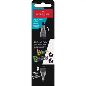 Faber-Castell akril filctoll kétvégűBLACK EDITION Shake