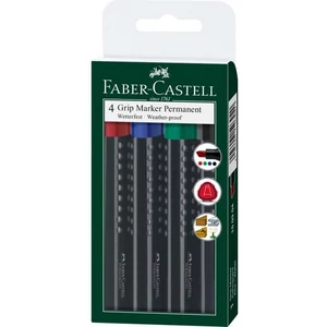 Faber-Castell alkoholos filc Grip 1503 vágott hegyű 4db . 150304