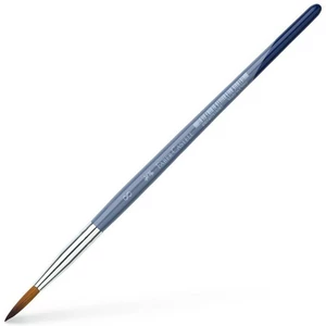 Faber-Castell Ecset 8-as szintetikus szőrű, kerek fa nyéllel 281808