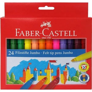 Faber-Castell Filctollkészlet 24db-os kastélyos JUMBO 154324