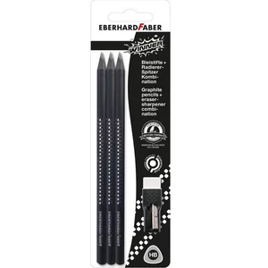 Eberhard-Faber grafitceruza 6db-os,+radír/hegyező Winner