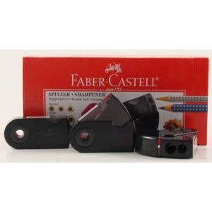 Faber-Castell hegyező 2lyukú tartályos szétnyitható prémium minőségű termék 182701