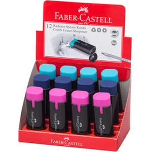 Faber-Castell hegyező hegyező+radír kombi, trendi színekben . prémium minőségű termék 183706