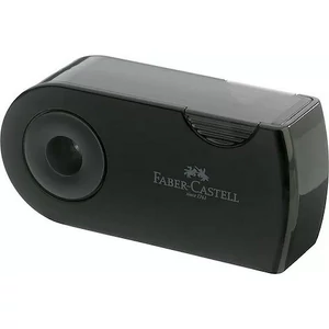 Faber-Castell hegyező Műanyag dupla tartályos védővel fekete prémium minőségű termék 182700