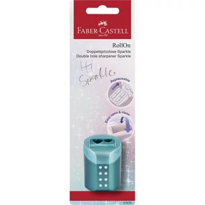 Faber-Castell hegyező Rollon Sparkle Dupla Tartályos Klf. BL. 2023 (lila,rózsaszín,óceánkék)