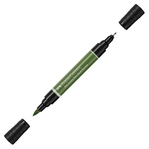 Faber-Castell művész filctoll Ag-Kétvégű Pitt 174 Átlátszatlan krómzöld