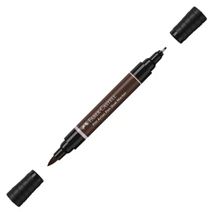 Faber-Castell művész filctoll Ag-Kétvégű Pitt 175 Sötét Szépia