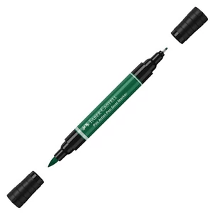 Faber-Castell művész filctoll Ag-Kétvégű Pitt 264 Sötét phthalo zöld