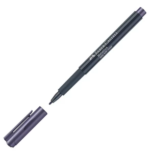 Faber-Castell művész filctoll AG Pitt Metallic lila (136) randevú a lila színnel