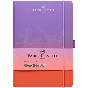 Faber-Castell Napló A/5 100gr. kockás színátmenetes piros-lila színű kemény borítással, 194 oldal 10-284-662