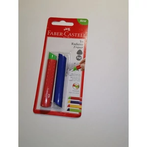 Faber-Castell radír Grip, vegyes szín PVC mentes+csere radír