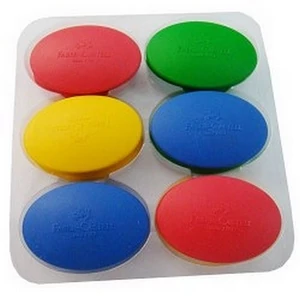 Faber-Castell radír PVC mentes kerek színes prémium minőségű termék 589022