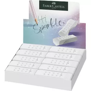 Faber-Castell radír Rollon Sparkle Pvc Mentes Fehér 2023 