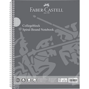 Faber-Castell spirálfüzet A4 kockás 80 lapos 90grammos perforált lefűzhető