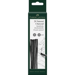 Faber-Castell szénceruza Pitt faszén natúr csomag 3-6mm. AG-Pitt 129198