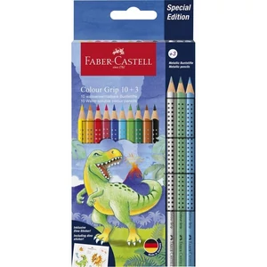 Faber-Castell színes ceruza 10+3 grip dinoszaurusz