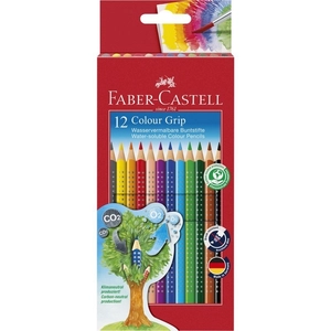 Faber-Castell színes ceruza 12db Grip 2001  112412 LEGNÉPSZERŰBB SZÍNES CERUZA