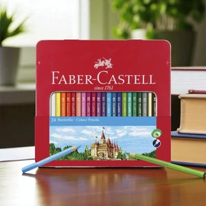 Faber-Castell színes ceruza 24db-os készlet kastély fémdobozban 115 845 115 824