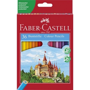 Faber-Castell színes ceruza 36db színes ceruza Várak vár törésállóhe hatszögletű átmérője: 3mm 120136. 120136
