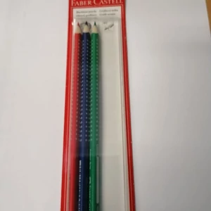 Faber-Castell színes ceruza 3db-os szett, piros kék zöld Grip 2001