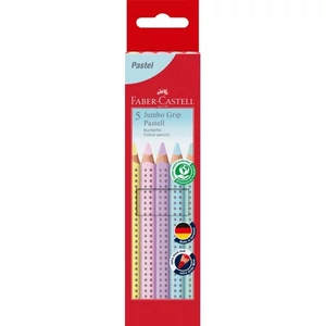 Faber-Castell színes ceruza 5db-os, Grip Jumbo pasztell színek háromszögletű