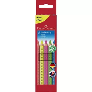 Faber-Castell színes ceruza 5db Jumbo Grip neon színek . 110994