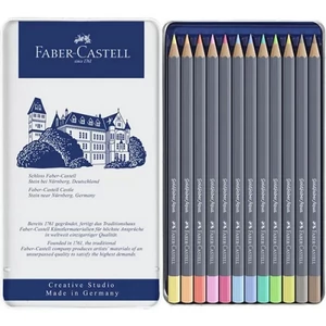Faber-Castell Színesceruza 12 db-os Akvarell készlet hatszögletű GOLDFABER AQUA papír 114610