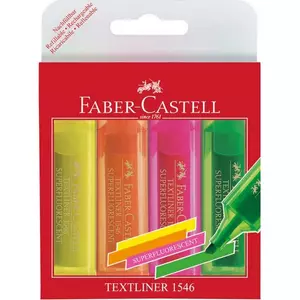 Faber-Castell szövegkiemelő 4db Textliner 1546 superfluor Highlighter. 154604